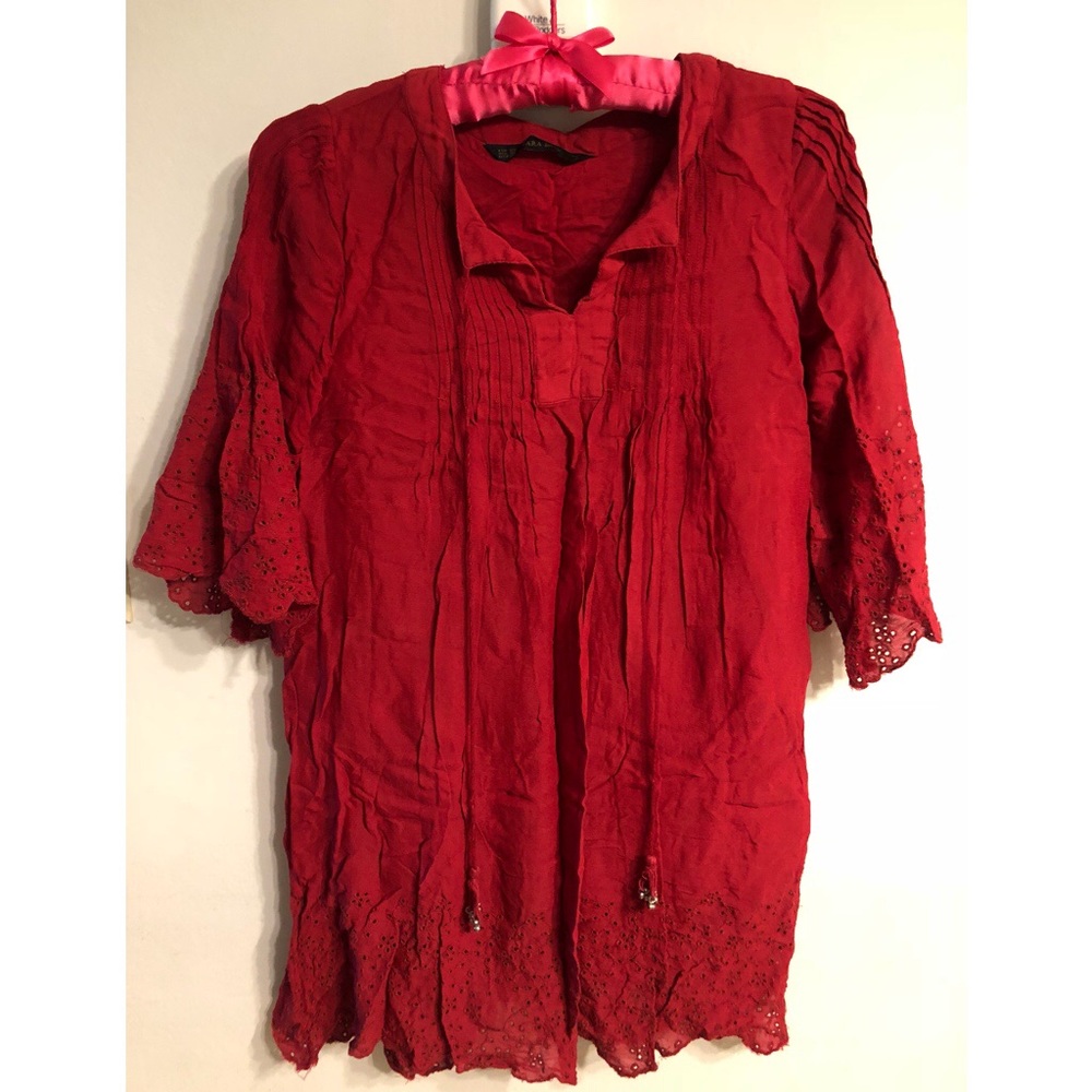 Zara red tunic!♥️
